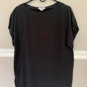 Dior Black Dolman Sleeve Blouse Relaxed Fit size 8 vintage